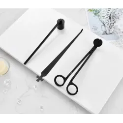 Handmade Scented Candle Tool Set 4 Black