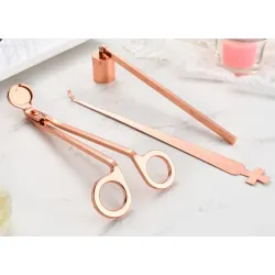 Handmade Scented Candle Tool Set 4 Rosegold