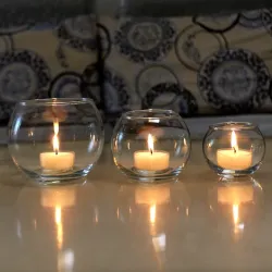 Glass Candle Cup