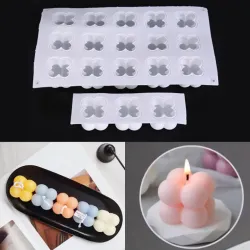 Mini Cube Aromatherapy Candle Silicone Mold