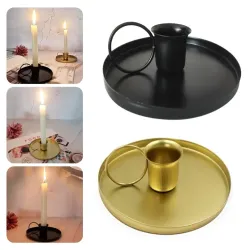 Candle Holder Metal Creative Retro Candlestick