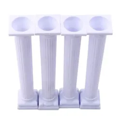 7 Inch (4 Pack) Cake Pillars