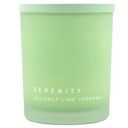 SERENITY Coconut Lime Verbena Soy Wax Candle