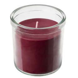 STÖRTSKÖN Scented candle in glass, Berries/red, 40 hr