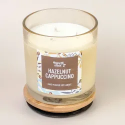 Happy Island Hazelnut Cappuccino Scented Soy Candle