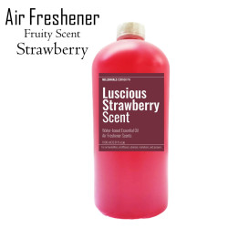 1 Liter Water Based Essential Oil Air Freshener STRAWBERRY Fruity Scents with Antibacterial